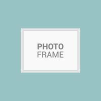 Vector photo frame design template