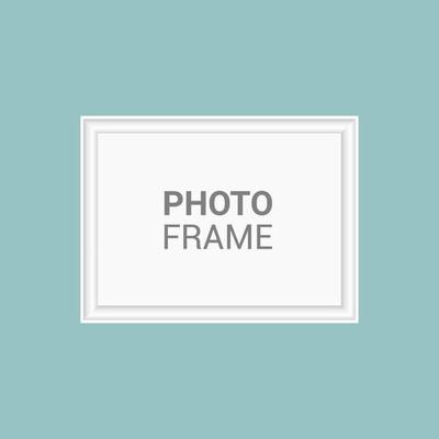 Vector photo frame design template