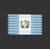 Guatemala Flag Brush Strokes. National Flag vector