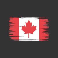 Canada Flag Brush Design. National Flag vector