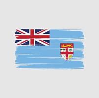 Fiji Flag Brush Strokes. National Flag vector