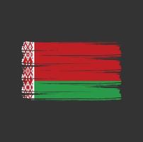 Belarus Flag Brush Strokes. National Flag vector