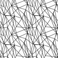 triangle mosaic of thin lines seamless pattern, background for wrapping paper textile vector