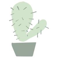 Cactus Hand Drawn Cute Illustration element vector