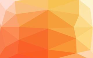 Light Yellow, Orange vector triangle mosaic texture.