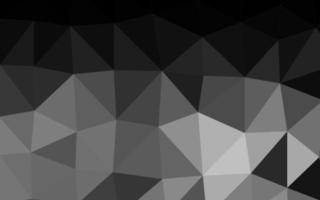 Light Silver, Gray vector polygon abstract backdrop.