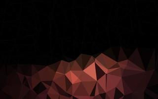 Dark Red vector triangle mosaic template.