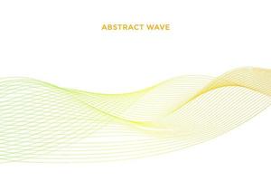 Elegant modern minimal abstract wavy lines vector