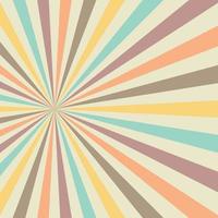 Abstract vintage retro sunburst background vector