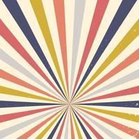 Abstract vintage retro sunburst background vector