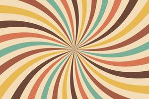 Abstract vintage retro sunburst background vector