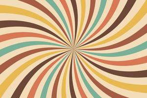 Abstract vintage retro sunburst background vector