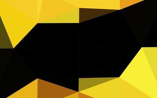 Light Orange vector shining triangular template.
