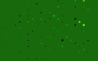 Light Green vector backdrop with dots.