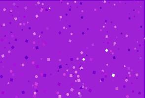 Light Purple vector background with triangles, circles, cubes.