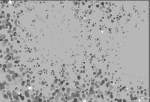 Light Silver, Gray vector background with bubble shapes.