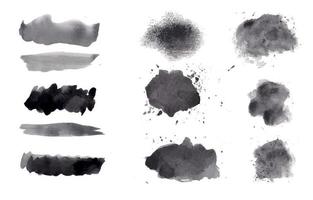 Watercolor Brushes Template Pack vector