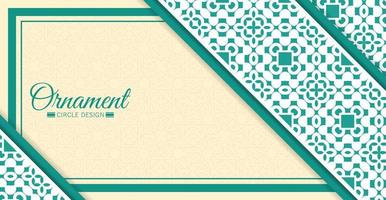 border ornament pattern background vector