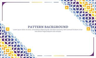 colorful ornament pattern design background vector