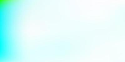 Light blue, green vector gradient blur background.