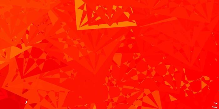 Light Orange vector layout with triangle forms.
