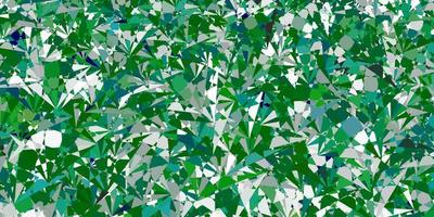 Light Green vector texture with random triangles.