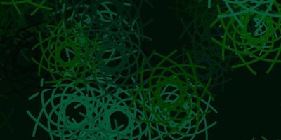 Light Green vector backdrop with chaotic shapes.