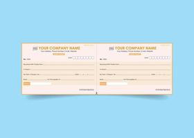 Money receipt template invoice cheque design with security line background vector