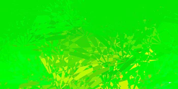 Light Green, Red vector pattern with polygonal shapes.