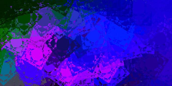 Dark Multicolor vector texture with random triangles.