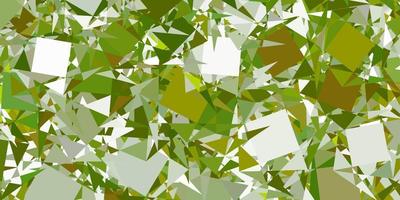 Light Green vector pattern with polygonal shapes.