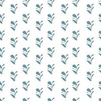 Floral seamless pattern. Hand drawn silhouette branches textures. Cute patterns. elegant template. Simple universal background. vector