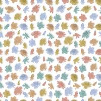 Fondo de patrón sin costuras botánico floral de primavera adecuado con flores de flor de verano para estampados de moda, gráficos, fondos y artesanías vector