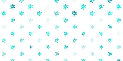 Light green vector texture with disease symbols.