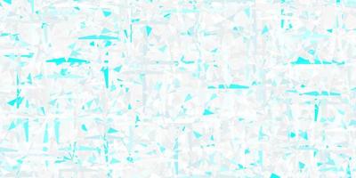 Light Pink, Blue vector template with crystals, triangles.