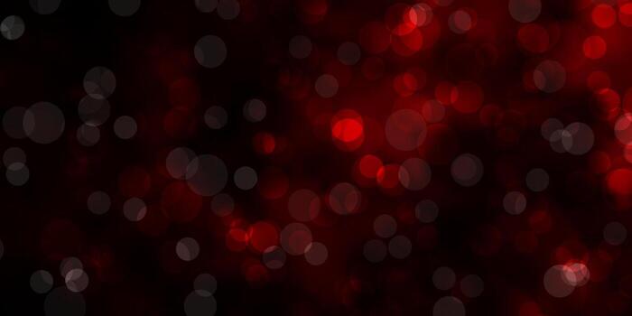 diseño de vector rojo oscuro con formas circulares.