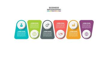 Presentation business infographic template vector