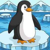 Penguin Cartoon Colored Aanimal Illustration vector