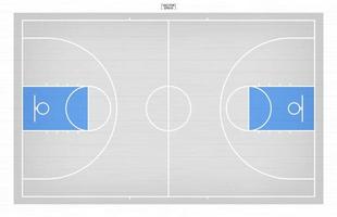 fondo de la cancha de baloncesto. campo de baloncesto. vector. vector