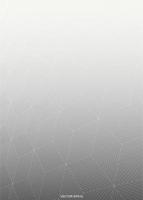 Abstract background of halftone geometric with wireframe pattern background. Vector. vector