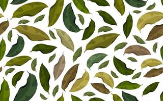 colorful abstract leaf seamless pattern vector