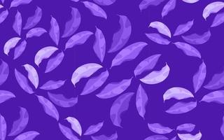 purple abstract leaf pattern background vector