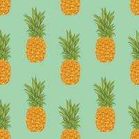 cute colorful hand draw fruit seamless art pattern vector