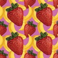 colorful fruits drawing seamless background pattern vector