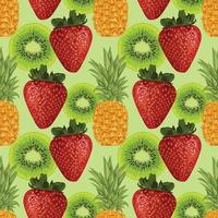 fruits drawing seamless art background pattern vector