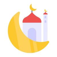 un diseño de icono de la decoración de ramadán vector