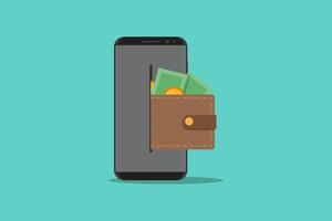 e wallet vector design