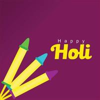 Happy holi vector elements for card design , Happy holi design