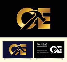 Initial Letter C E Logo Design Vector. Graphic Alphabet Symbol For Corporate Business Identity vector