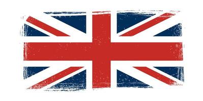 The United Kingdom grunge flag vector illustration